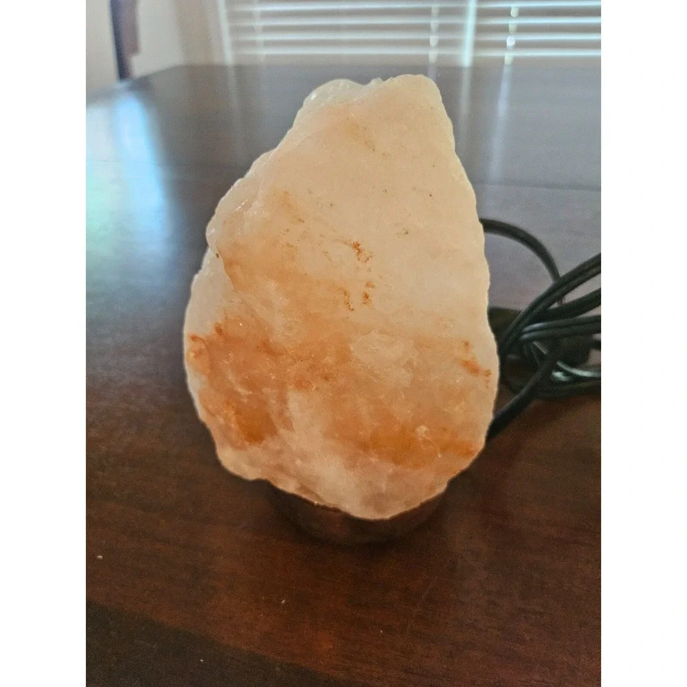 Majestic Pure Himalayan Salt Lamp - Natural Pink Orange‎ Glow Works Tested
